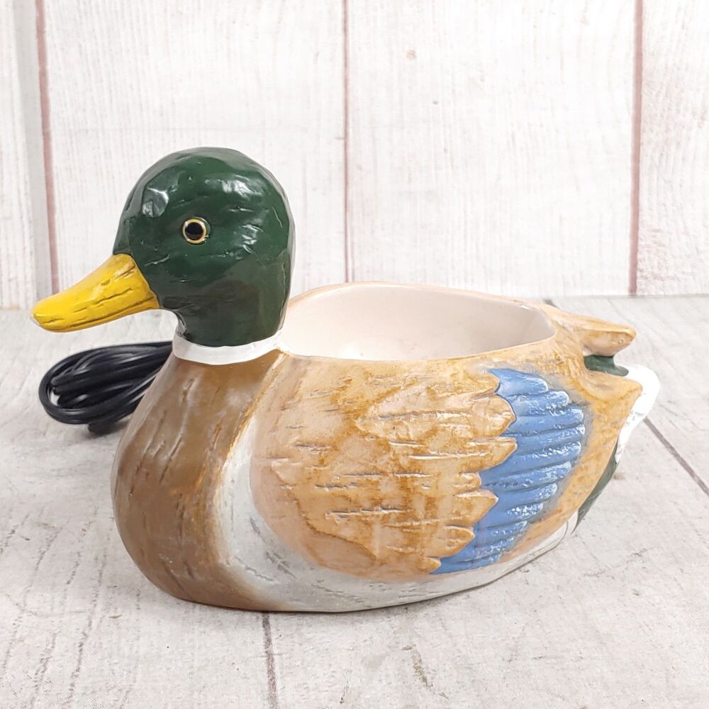 Mallard Duck Scentsy Wax Warmer ~ TESTED WORKING Man Cave ~ Scented Wax USED